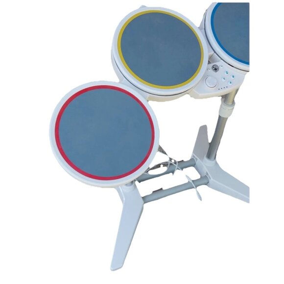 Nintendo Wii Harmonix Wired USB Rockband Drum Set, Stand, w/ Microphone No Pedal - Picture 3 of 11